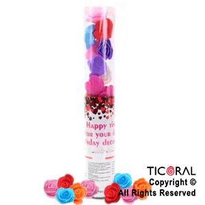 LANZA ROSAS GOMA EVA MULTICOLOR x 1